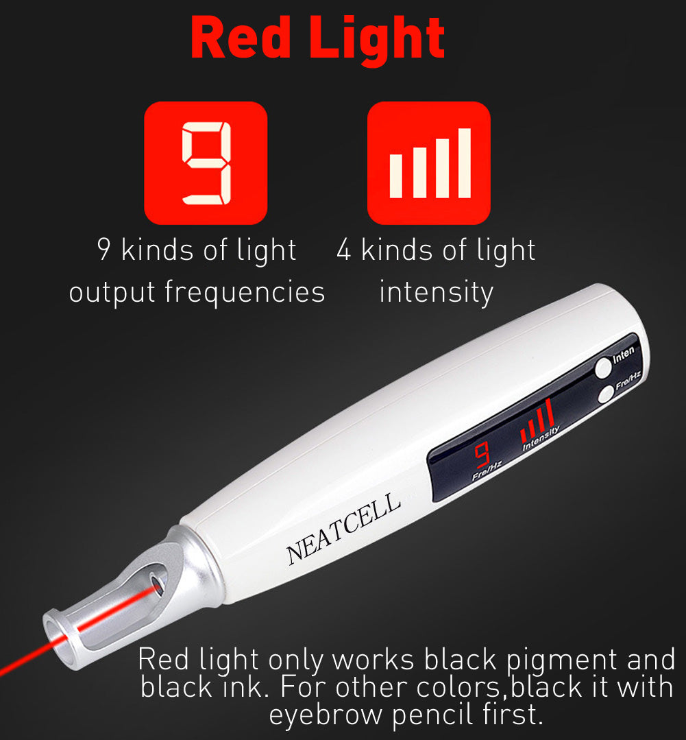 NEATCELL Rechargeable Picosecond Laser Pen for Tattoo and Pigment Removal - Powerful and Long-Lasting