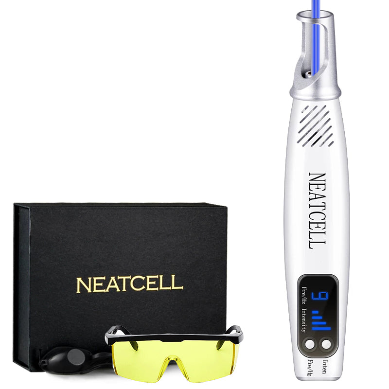 The Ultimate Home Tattoo and Pigment Removal Solution: Neatcell Plug-In Model Picosecond Laser Pen with Safety Glasses and Operator's Manual