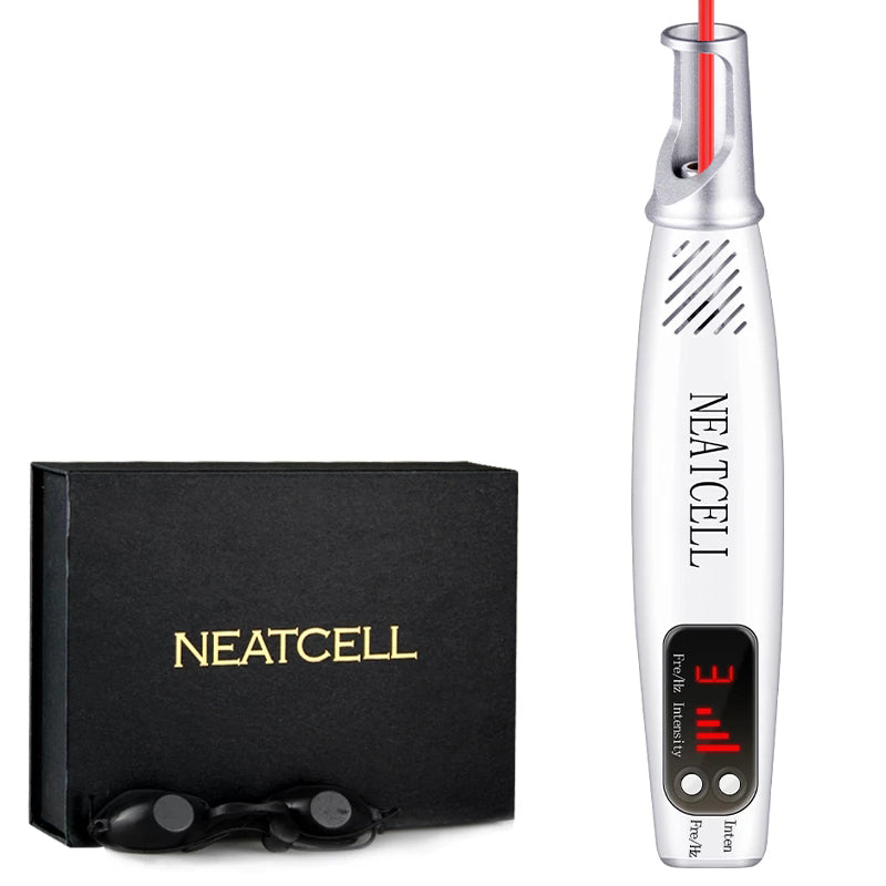 The Ultimate Home Tattoo and Pigment Removal Solution: Neatcell Plug-In Model Picosecond Laser Pen with Safety Glasses and Operator's Manual